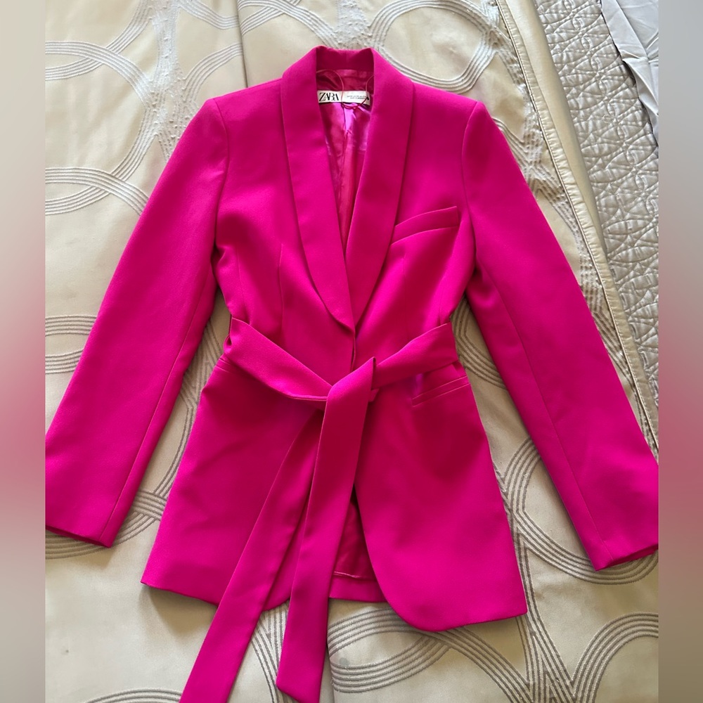 Zara Fuschia Women's Blazer and Pants SET size XS
